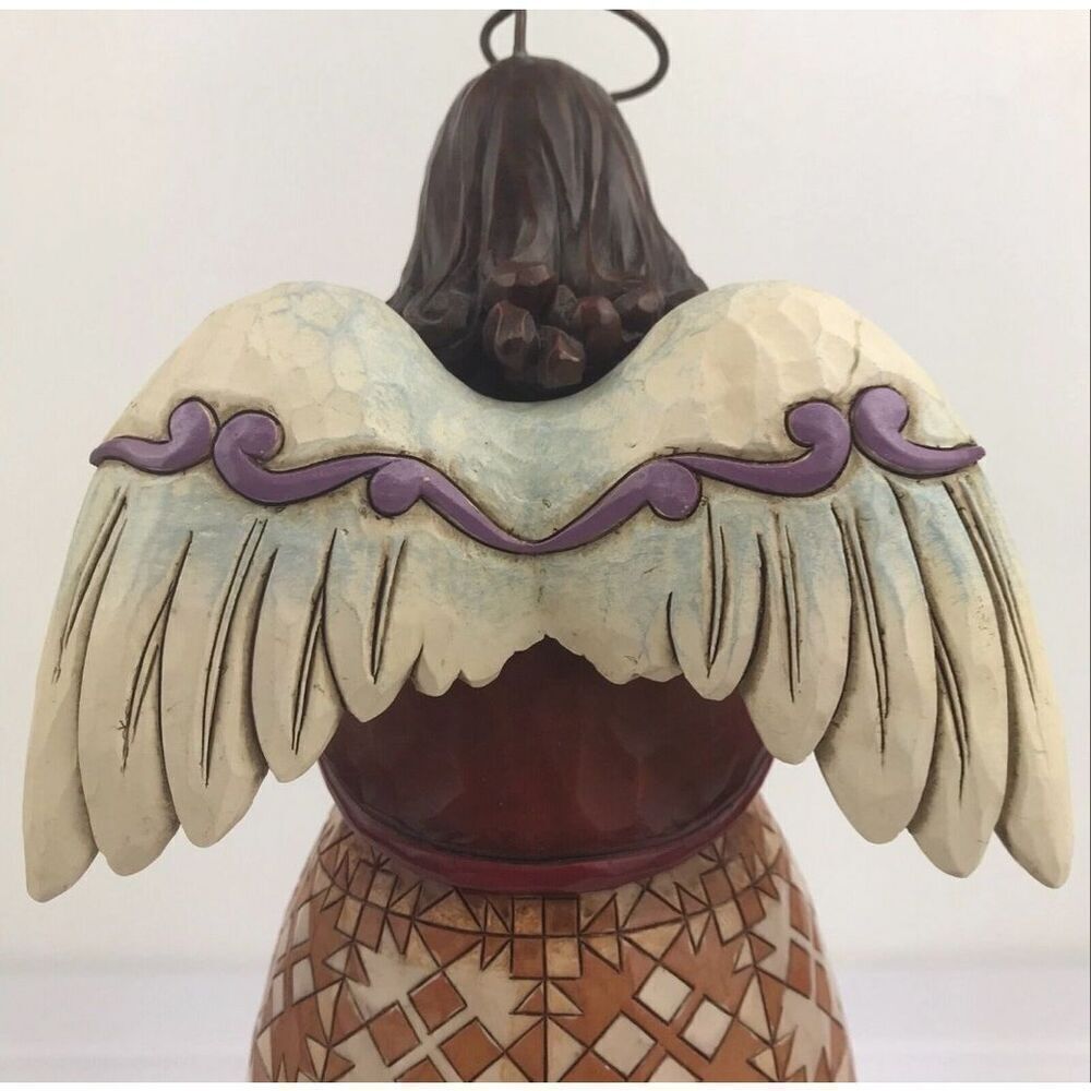 Jim Shore Ceramic Angel Autumn Breezes Cleanse The Spirit Rustic Farmhouse Decor - Picture 8 of 13